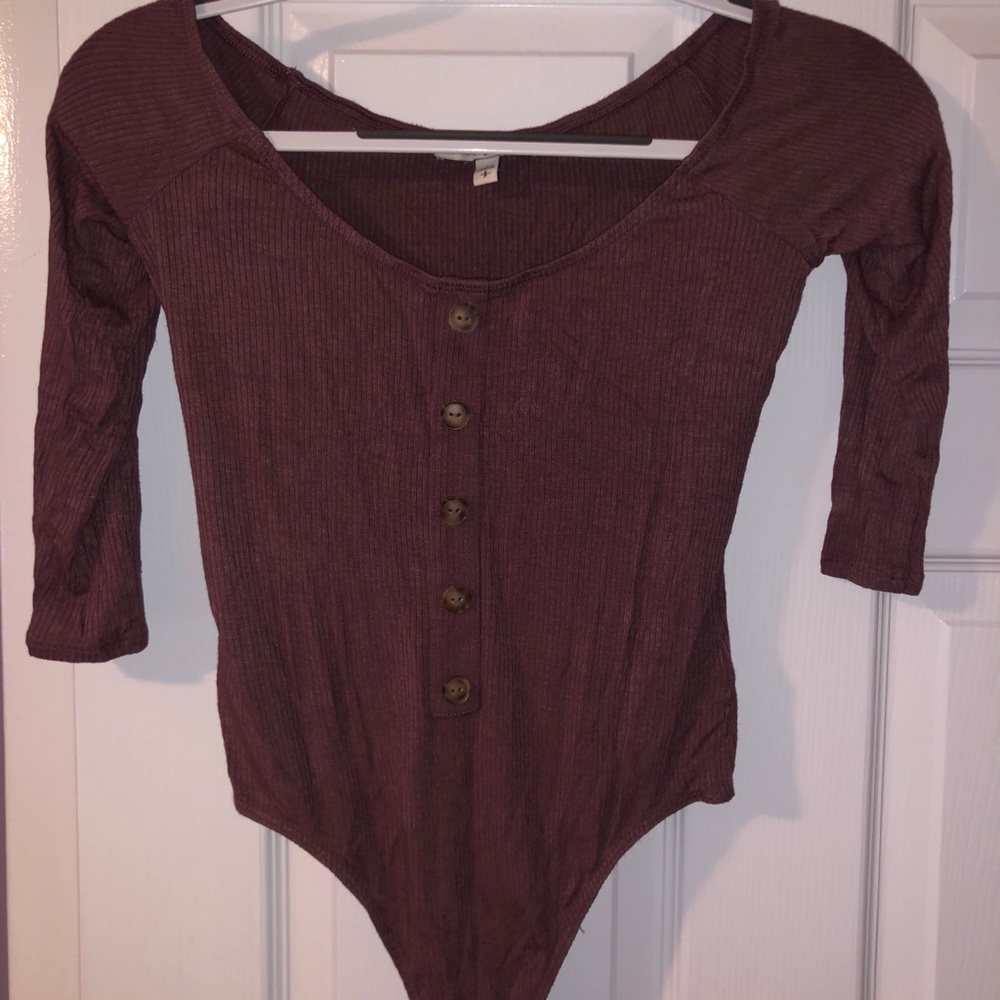 Express small purple bodysuit